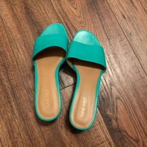 Nine West Women's Confetty Leather Platform Sandal